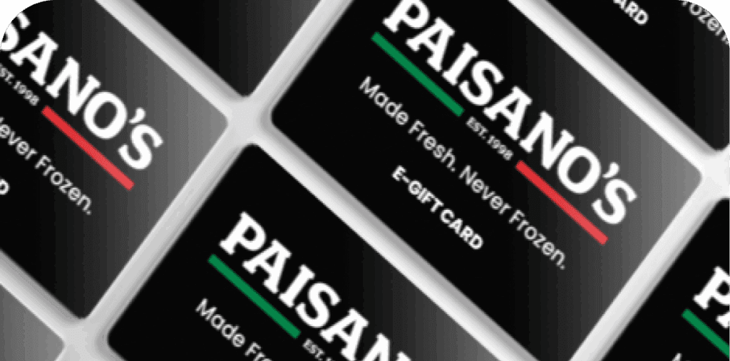 Paisano's gift cards