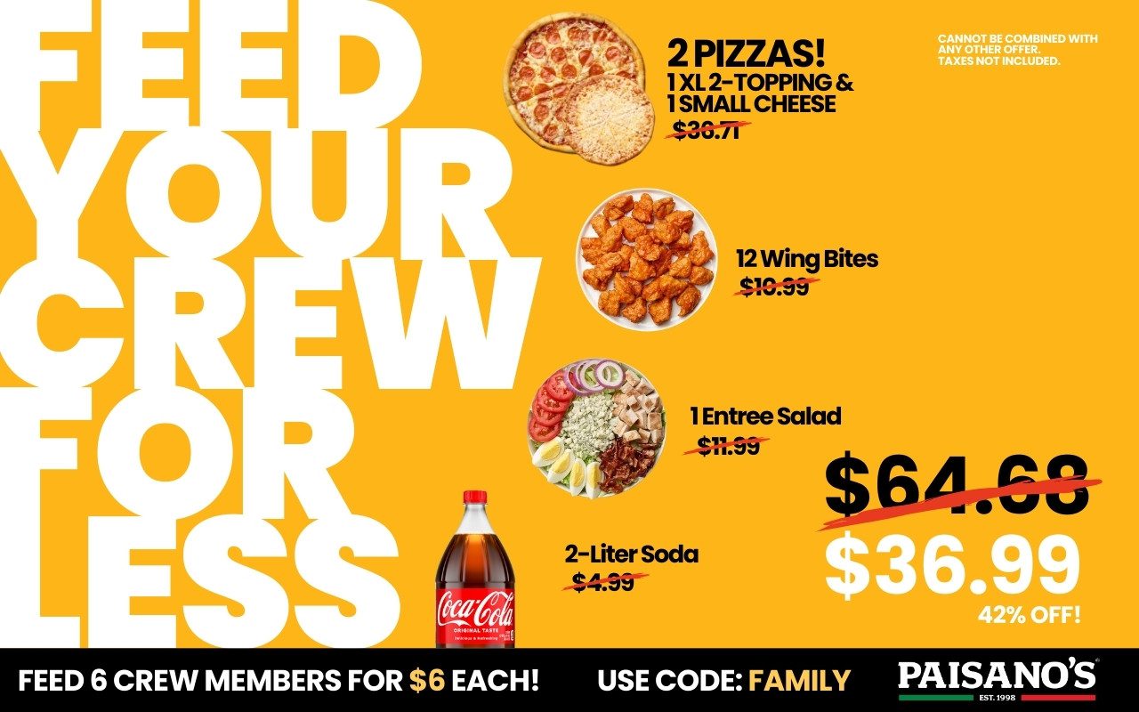 Feed Crew Upated Pricing