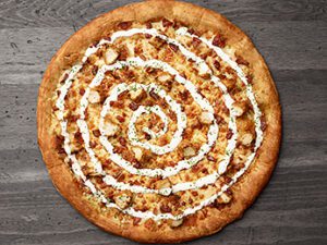 Chicken Bacon Ranch Pizza