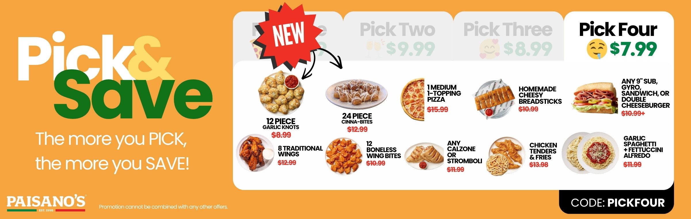 Pick 4 Banner (updated $)